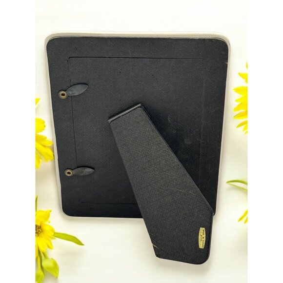 Vintage Ceramic Picture Frame With Pink Floral Accents - Picture 5 of 5